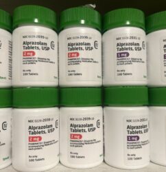 Alprazolam 2mg yellow R039